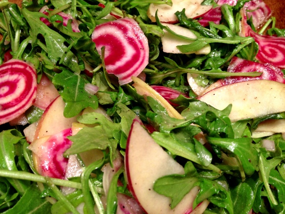 Beet Apple Arugula Salad