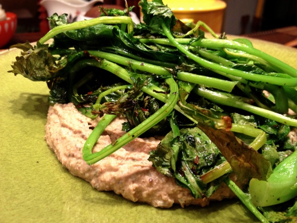 Hummus and Broccoli Rabe