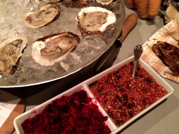 Raw Oysters with Fixin's