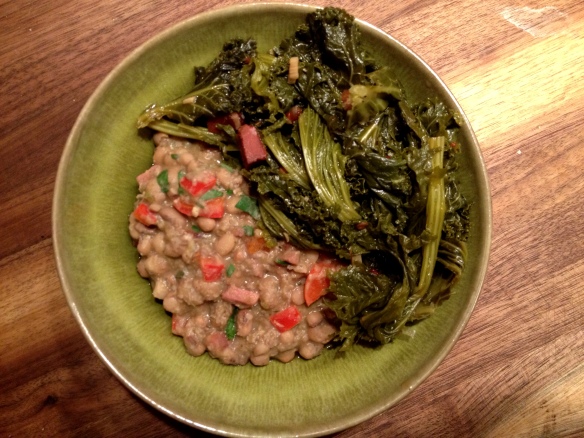 Field Peas and Greens