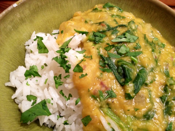 Masoor Dal with Kale