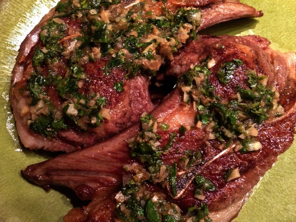 Mutton Shoulder Chops, Cooked