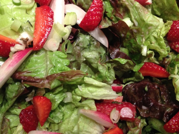 Radish and Strawberry Salad