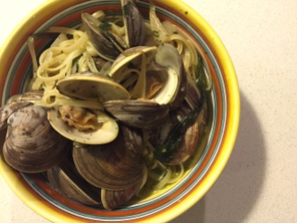 Linguine with Clams and Ramps